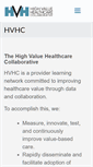 Mobile Screenshot of highvaluehealthcare.org